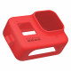 GoPro Sleeve + Lanyard (Black) for HERO8 Black, red close-up