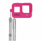 GoPro Sleeve + Lanyard (Black) for HERO8 Black, pink overall plan_2