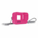 GoPro Sleeve + Lanyard (Black) for HERO8 Black, pink overall plan_1