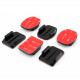 Клейкие площадки Curved + Flat Adhesive Mounts (6 шт), внешний вид
